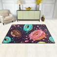 thumbnail image 3 of Coolnut Area Rug 60 x 39 inch (5'x 3'3"), Carpet Doughnut Splashing Nursery Rug Floor Mat for Hardwood Floor Entrance Living Room Bedroom, 3 of 6