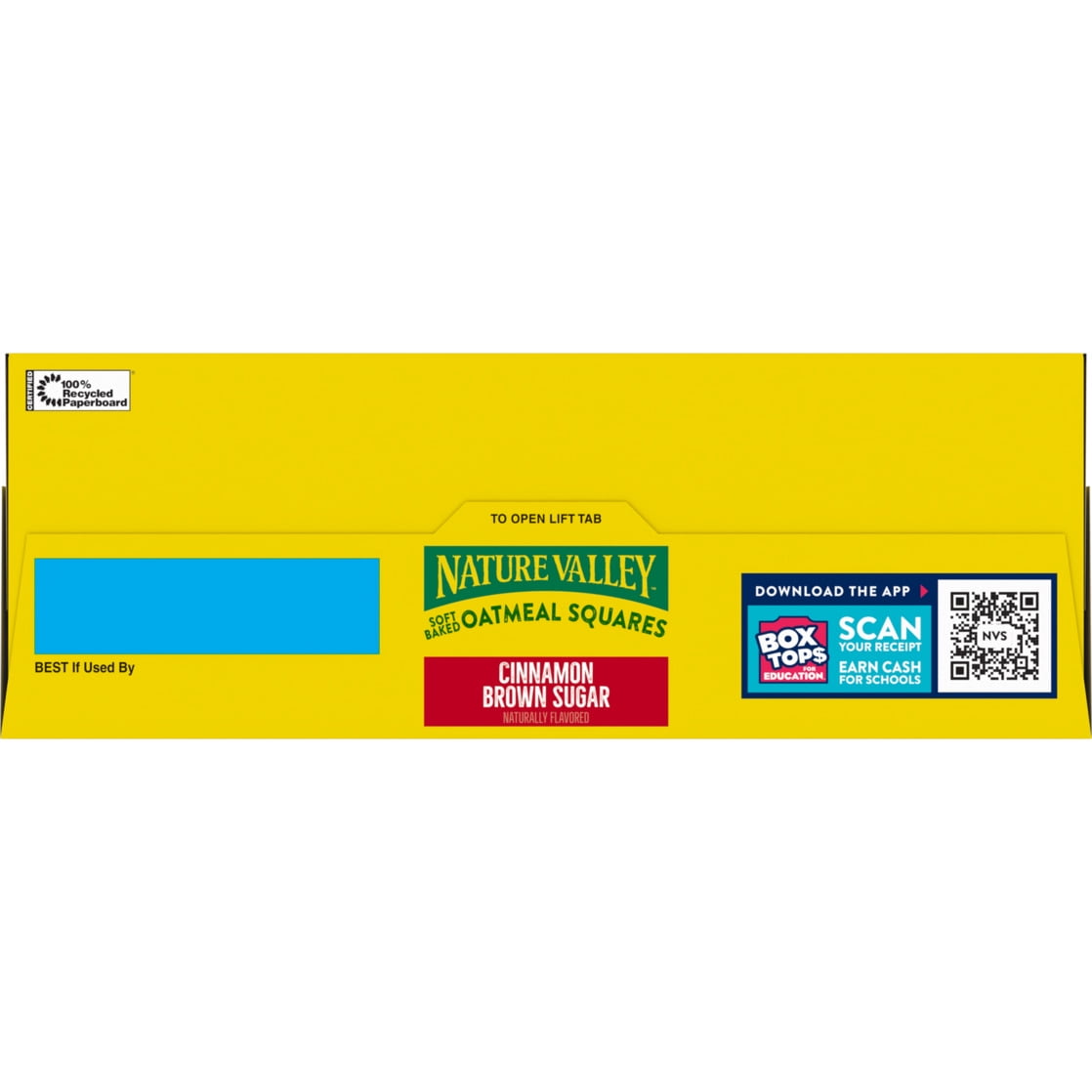(4 pack) Nature Valley Soft Baked Oatmeal Squares, Cinnamon Brown Sugar, 12 Bars, 14.88 oz