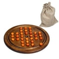thumbnail image 4 of Milaget Solitaire Game Board Game Brain Teasers Tabletop Activity with Board and 33 Wood, 4 of 8