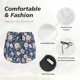 thumbnail image 4 of Balery Flower Pantalones cortos deportivos para mujer con forro y dos bolsillos, elásticos, para entrenamiento, gimnasio, yoga-Large, 4 of 7