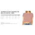thumbnail image 2 of Bella+Canvas Women’s Flowy Cropped Tee - Ladies Short SLeeve T-Shirt 8882 - Hot Original Cropped Shirt for Women, 2 of 2