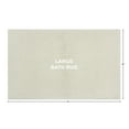 thumbnail image 2 of Mineral Spring Nova Tufted Polyester Bath Rug, Pumice Stone, 20" x 32", 2 of 7