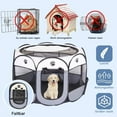 thumbnail image 6 of Wintfarm Portable Pet Playpen, Dog Playpen Foldable Pet Exercise Pen Tents Cat House Playground for Puppy Kitten Indoor Outdoor Travel Camping Use, 6 of 7