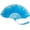 Blue, variant on Foldable Feather Fan Embroidered Flower Handheld Chinese Folding Fans 1920s Feather Fan Flapper Hand Fan for Costume Party Wedding Dancing Decoration