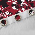 thumbnail image 4 of Manfei Rustic Camouflage Blackout Curtains, Old Fashion Camo Curtains Pack of 2 (42x84 Each), Brick Red, 4 of 6