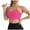 Red, variant on Wdgfv Women's Sports Bra-Scoop Neck Spaghetti Strap Molded Cup Double Sports Bra Low Support Yoga Workout Bra L