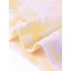 thumbnail image 5 of INSPIRAR CHIC Vestido Midi Ajustado de Cuello Cuadrado con Mangas Cortas y Estampado S Amarillo Claro, 5 of 6