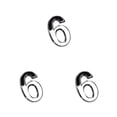 thumbnail image 1 of kurtrusly 1pc 3D Numeral Door Plaque House Drawer Sign Plating Gate Digits 0 to 9 Plastic Number Hotel Home Sticker Address Door Label Number 6 3Set, 1 of 6
