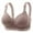 101#Light Gray, variant on Womens Seamless Wireless Supportive Bra Push Up Comfort Soft No Underwire Full Coverage T-Shirt Bra Black 36