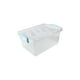 thumbnail image 3 of Contenedor de Plástico Transparente con Tapa y Asa con Cierre Clip, Recipiente Organizador Versátil Multiusos Transparente para Fácil Identificación, Capacidad 600 ml, 3 of 3