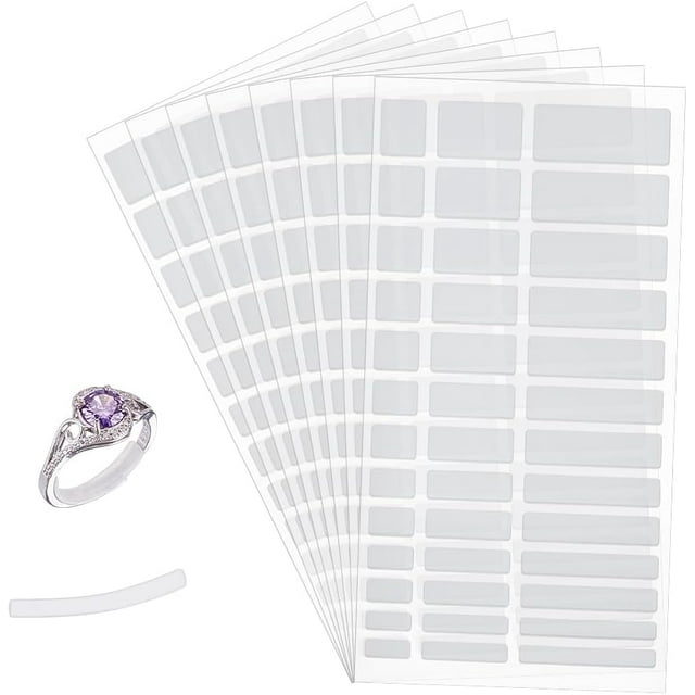 20 Ajustadores Inteligentes de Talla de Anillo, Reductores de Talla Transparentes e Invisibles