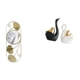 thumbnail image 1 of Espejo de pared,Espejo decorativo nórdico para colgar en la pared,estatua de cisne,Estatuas y figuritas de cisne de cerámica modernas Esculturas,Escultura de animales Decoración centro de mesa, 1 of 8