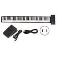 thumbnail image 1 of Piano enrollable de 88 teclas, doble bocina, Bluetooth, función MIDI, batería, plegable, portátil, con enchufe estadounidense de 100 a 240 V, 1 of 12