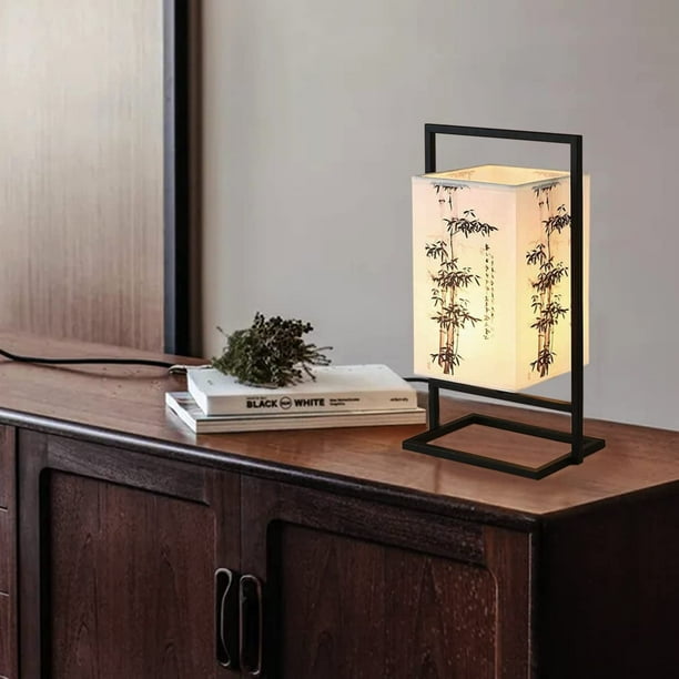 Veilleuse LED en bois intelligent Lampe de table tête de lit blanche  moderne Ideas USB Chambre Salon Décoration Veilleuse Base en bois (04)