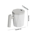 thumbnail image 5 of CQCYD under $5 Self Stirring Coffee Mug, Electric Milk Coffee Mixing Cup Automatic Cocoa Hot Chocolate Juice Mixer Glass Tumbler with Lid and Handle for Office Traveling Gym Home, 5 of 9