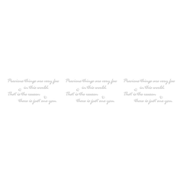 Juego de Pegatinas de Letras para Ventana Ounissouiy Calcomanías Decorativas Acrílico Autoadhesivo Plata 3Conjunto