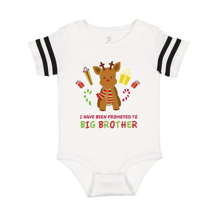 

Inktastic promoted to big brother Gift Baby Boy Bodysuit