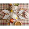 thumbnail image 4 of Give Thanks Plaid Fall Table Decor, Autumn & Thanksgiving Tabletop Linens, 60x84 Rectangle Tablecloth, 4 of 5