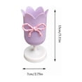thumbnail image 3 of Tulip Bow Pen Holder, Back to School Tulip Bow Multifunctional Desktop Pen Organizer, Cute Decorative Stationery Cup, Desktop Ornament for Home School Study and Office, 3 of 6