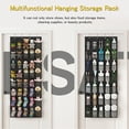 thumbnail image 6 of UHIAGREE Over the Door Shoe Organizer,Hanging Shoe Rack with 40 Large Breathable Mesh Pockets(Black), 6 of 7