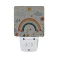 thumbnail image 5 of Yayeee LED Night Light for The Home Plug in With Light Sensors 2 Pack, Cute Rainbow, 5 of 6