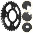 thumbnail image 1 of OULII Sprocket De Cadena Trasera Para Motocicleta Negro Metal Para Motor 70 A 125, 1 of 6