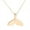 Gold, variant on Mermaid Tail Pendant Necklace, Women's Nautical Tail Fish Design Jewelry, Ocean Theme Valentine's Gift, Delicate Sea Inspired Chain Accessory