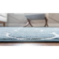 thumbnail image 5 of Unique Loom Matrix Trellis Dots Rug Blue/Light Blue 5' x 8' Rectangle Geometric Coastal Perfect For Living Room Bed Room Dining Room Office, 5 of 8