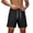 Black, variant on Besolor Mens Workout Shorts Lightweight Breathable Quick Dry Summer Athletic Running Elastic Waist Drawstring Shorts with Zipper Pockets(X-Large,White)