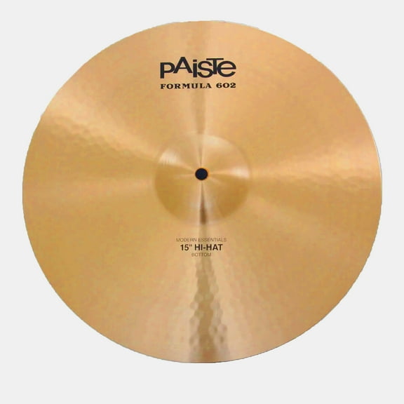 Paiste 1143915 Formula 602 Modern Essentials 15" Hi-Hat Bottom With Deep Sound