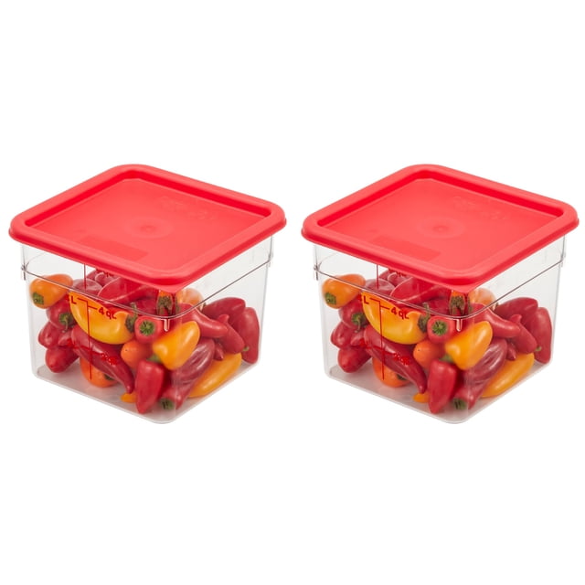Contenedor de almacenamiento de alimentos Cambro Classic Series 6L (paquete de 2)