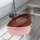 thumbnail image 5 of Cesta de drenaje doble, cesta de almacenamiento de frutas y verduras, gran capacidad, plástico resistente, apta para cocina, para hogar, fácil de limpiar, diseño plegable, uso en cocina, 5 of 8