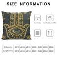 thumbnail image 5 of Subently Throw Pillow Cover Decorative Ornament Gold Geometric Circle Decorative Pillow Case Home  Pillow Case Home Sofa Office, 5 of 5