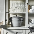 thumbnail image 3 of STAUB Cast Iron Set 4-pc, Stackable Space-Saving Cookware Set, Dutch Oven with Universal Lid, Made in France, Graphite, 3 of 10