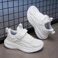 thumbnail image 4 of Kids Sneakers for Boys Girls Sports Tennis Breathable Walking Lightweight Running Kid Shoes(Color:White,Size:9-10Years), 4 of 9