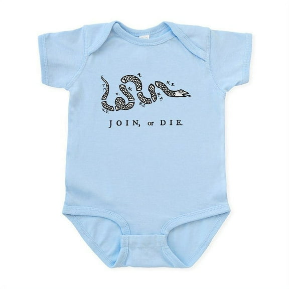 CafePress - Join Or Die Infant Bodysuit - Baby Light Bodysuit, Size Newborn - 24 Months