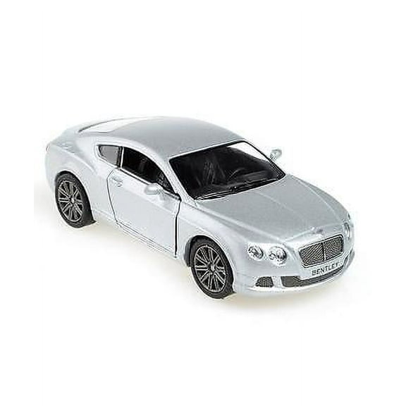 5" Kinsmart 2012 Bentley Continental GT Speed Diecast Model Toy Car 1:38 SILVER