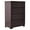Mahogany, variant on Pemberly Row Modern 4-Drawer Solid Pine Wood Chest Dresser in Black