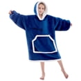 thumbnail image 1 of Sudadera Manta Ponible IFNOW para Niños Azul Marino con Bolsillos, 1 of 9