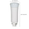 thumbnail image 2 of Satco 9 Watt LED PL 4-Pin - 3500K - 1050 Lumens - G24q base, 2 of 8