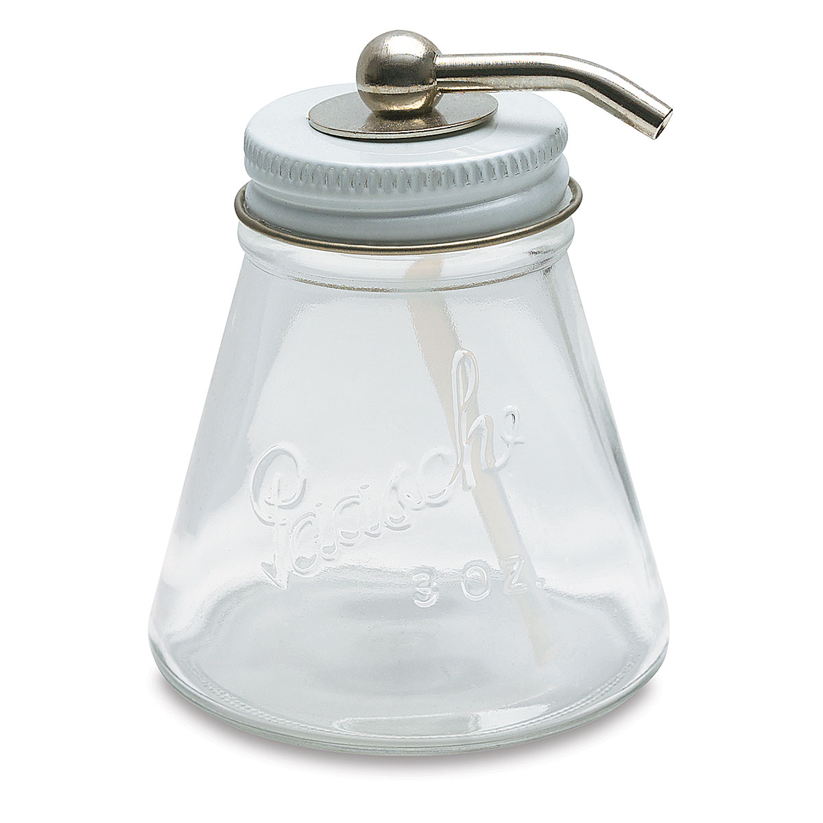 Paasche Model H Airbrush Bottle Assembly Glass, Decorator Bottle, 3