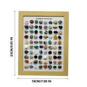 Deeceymbur 80 Kinds Of Natural Crystal Agate Ores Specimens Raws Stone Collection Ornamental Gifts
