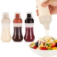 thumbnail image 1 of Juego de 3 Botella Del Apretón De La Salsa De 5 Agujeros, Botellas Exprimibles para Salsas y Condimentos, con Tapa a Prueba de Fugas y Línea de Escala, Sauce Squeeze Bottle, 1 of 4