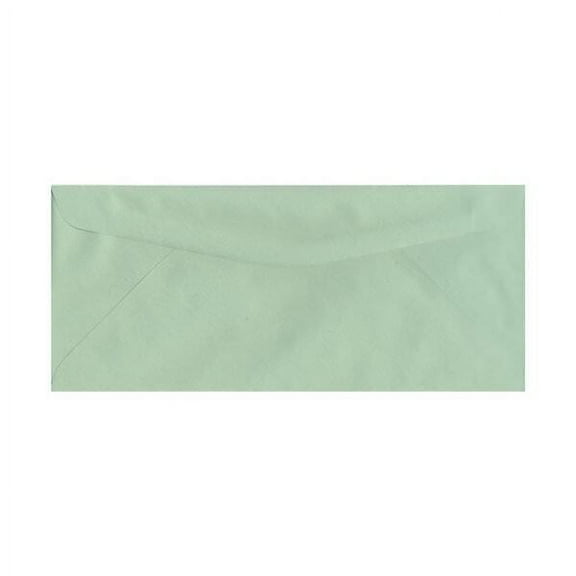 JAM Paper No. 10 Envelopes, 4 1/8 x 9 1/2, Light Green, 1000/Carton