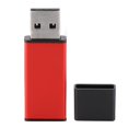 thumbnail image 1 of ZOUSSIQI 32G Mini Portable Zinc Alloy Square USB2.0 U Disk for Windows Vista/7/10/Mac Red EL225#71065, 1 of 9