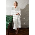 thumbnail image 6 of TexereSilk Women's Luxury Terry Cloth Bathrobe - Soft Modal & Organic Cotton (Natural White, Large/X-Large), 6 of 6
