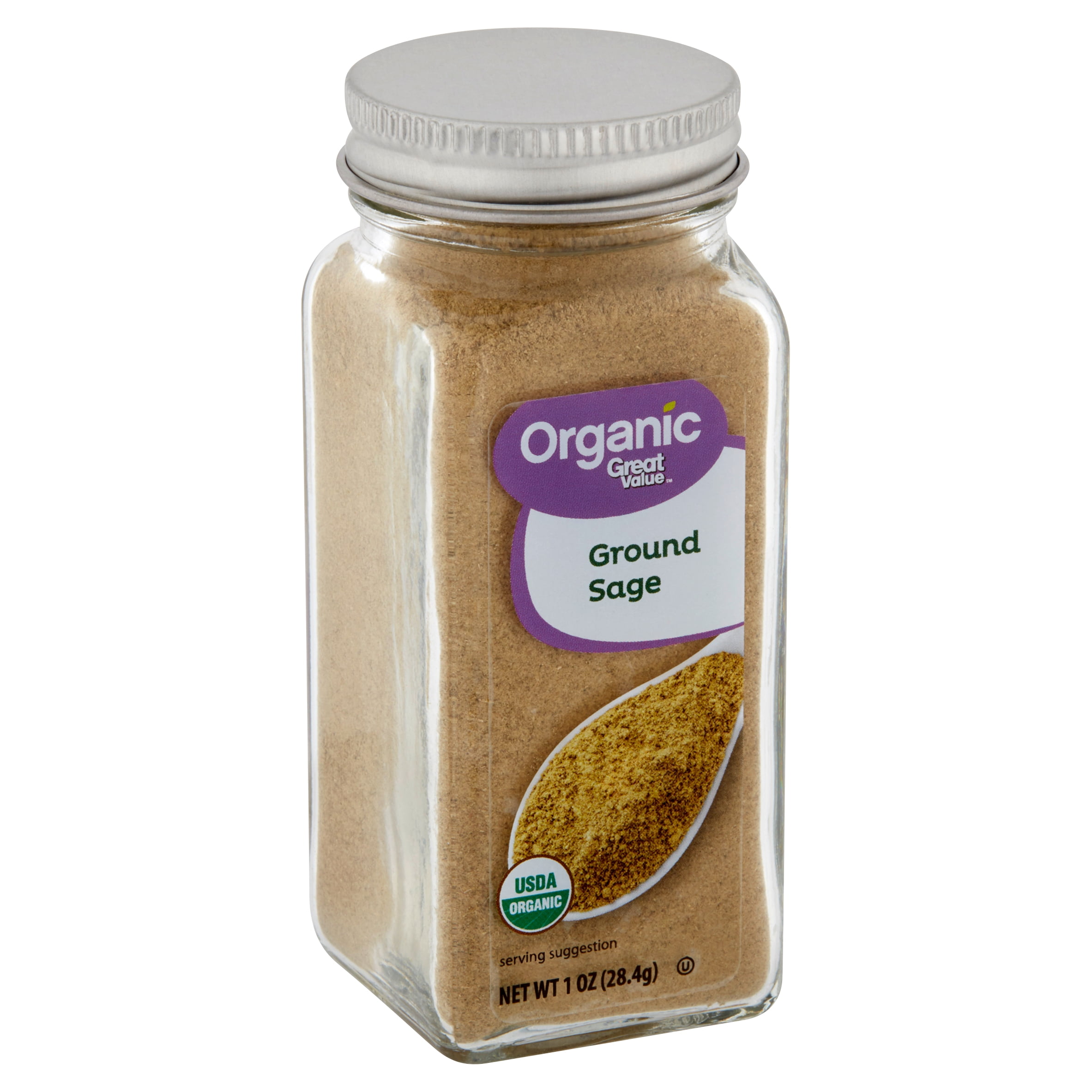 Great Value Organic Ground Sage, 1 oz