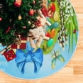 thumbnail image 5 of FMSHPON Easter BasketEggsChickens Greeting Xmas Christmas Tree Skirt Stand Mat for Holiday Party Decoration Indoor Outdoor 36 inches, 5 of 6
