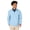 Sky Blue, variant on Apparel 9614 Men's Lexington Stretch Full Zip Jacket-Black-XL