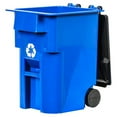 thumbnail image 3 of Blue Dumpster & 3 Blue Recycling Trash Cans With Lid & Wheels for WWE & AEW Wrestling Figures, 3 of 6